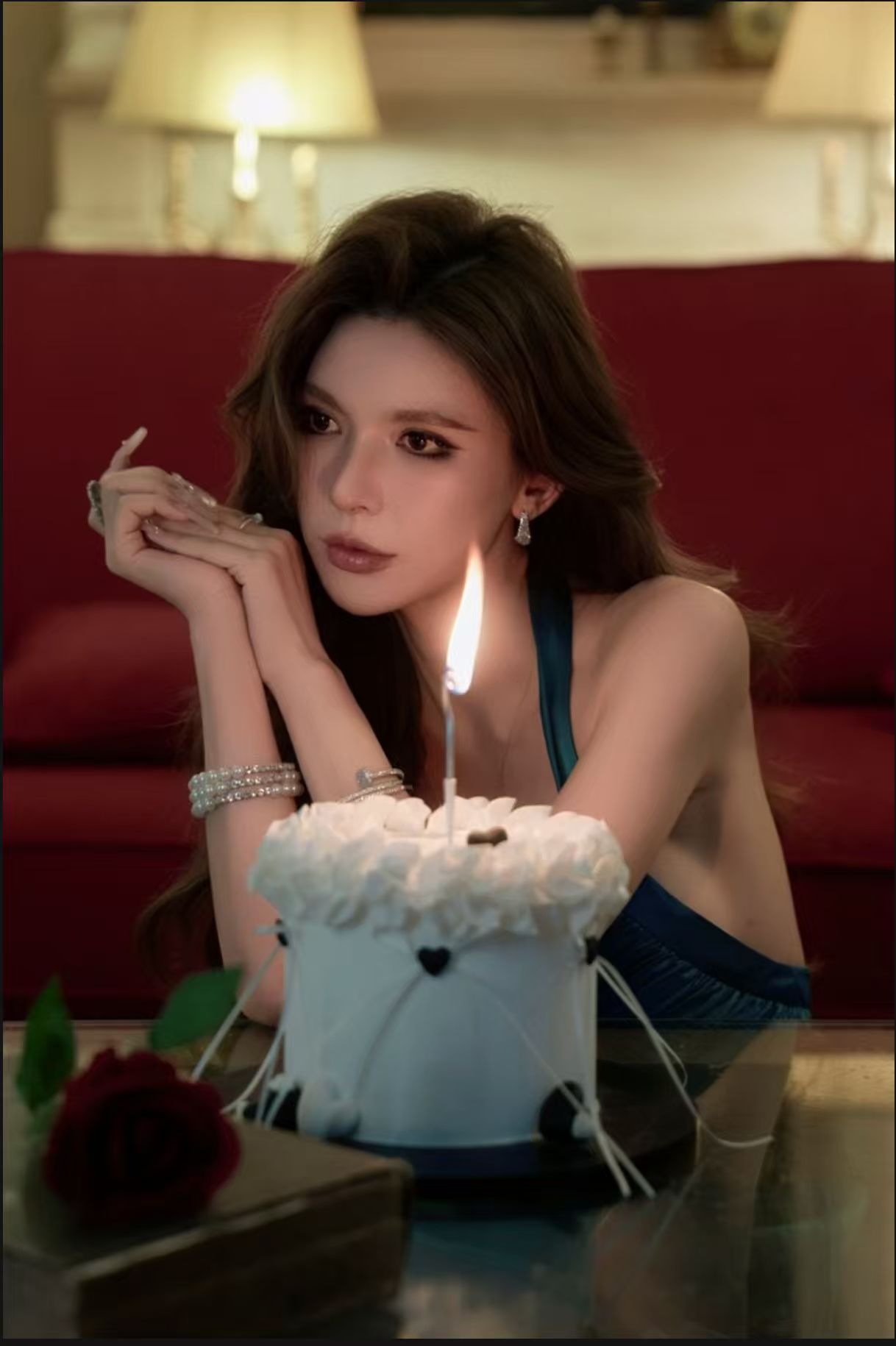 An evening, a candle, the room paying attention.